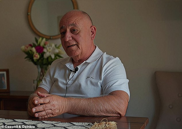 Homeowner Ahmet Ziya is using funds from the land sale to make the most of his retirement and help his son get on the property ladder