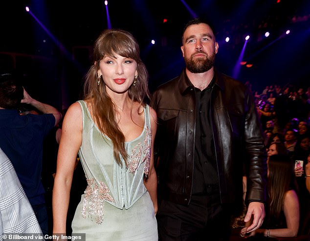Swift would undoubtedly send fans into meltdown if she makes an appearance, given it has been nearly a decade since she last stepped onto the Met Gala red carpet - fiance Travis Kelce may even join her - pictured March 2026