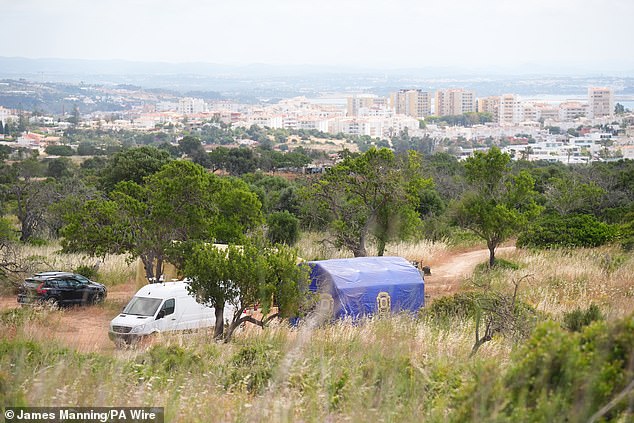 Next year will mark 20 years since Madeleine's disappearance - and she is still yet to be found (Search teams are pictured in southern Portugal in June 2025)