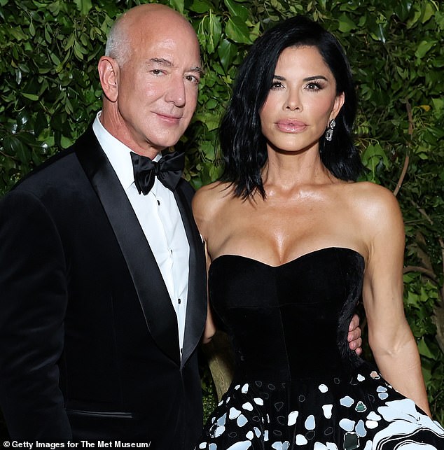 The 2024 event marked her Met Gala debut and she posed with her then-fiancé Bezos