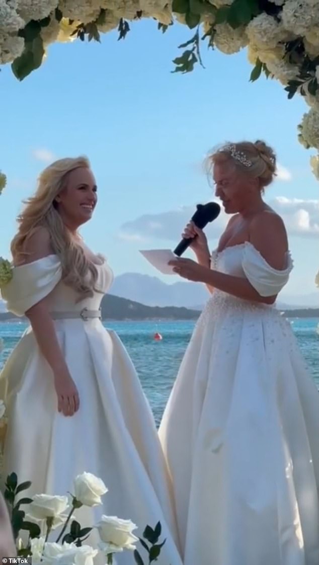 Rebel and Ramona tied the knot in Sardinia, Italy, on September 28, 2024, and daughter Royce was their flower girl