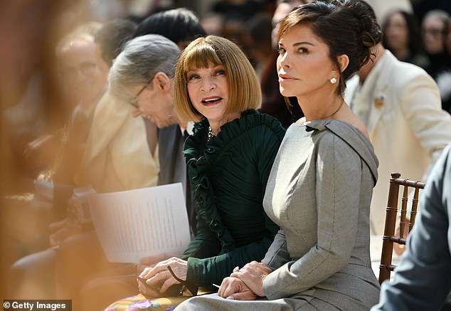 ¿Lauren is willing to shake up society with risk-taking and an upbeat spirit that is as boundless as her energy,¿ Anna Wintour said of Sanchez Bezos at Monday¿s museum press conference