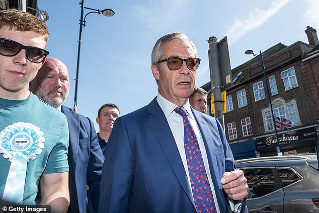 Meanwhile Nigel Farage has been campaigning heavily in rural suburbs like Bexley and Bromley, stealing votes from the Conservatives