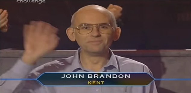 John Brandon originally chose not to gamble, but instead opted to play the question and answered incorrectly