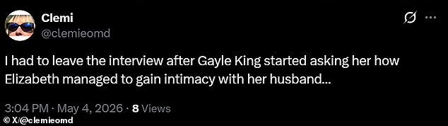 When King then asked Smart how she did not get pregnant when she was raped as a teenager, and about her sex life with her husband, netizens lashed out