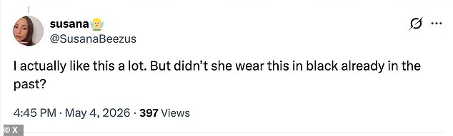 Several fans suggested that Jenner's ensemble simply was not original after years of the Kardashian-Jenner family members going for shock value