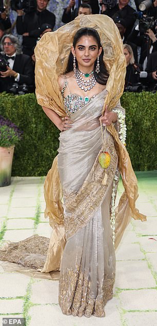 Other attendees included billionaire Isha Ambani