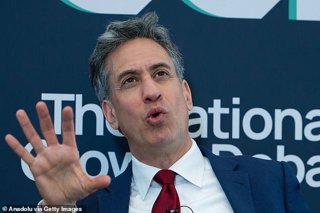 Mrs Badenoch slammed 'Chief Deindustrialiser' Ed Miliband's plans to become chancellor