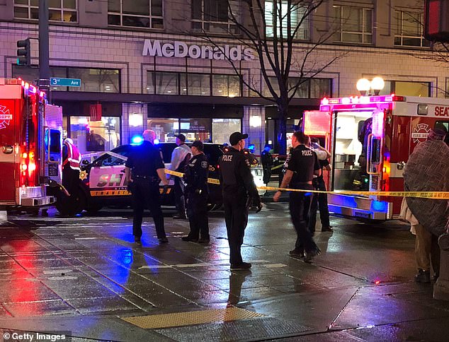In January 2020, a shooting right outside the McDonald's left one woman dead and seven others injured