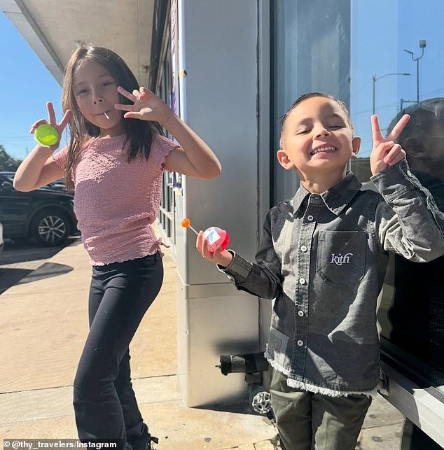Authorities said the couple's two children aged 8 and 4 were found dead in the home