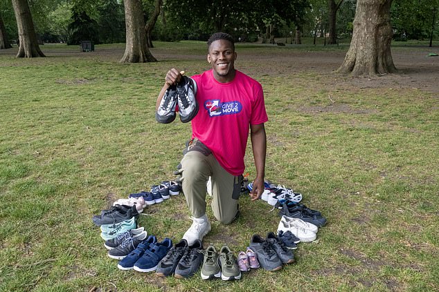 Around 114 million pairs of trainers are sitting idle in wardrobes across the UK and could be given a second lease of life, new research has revealed
