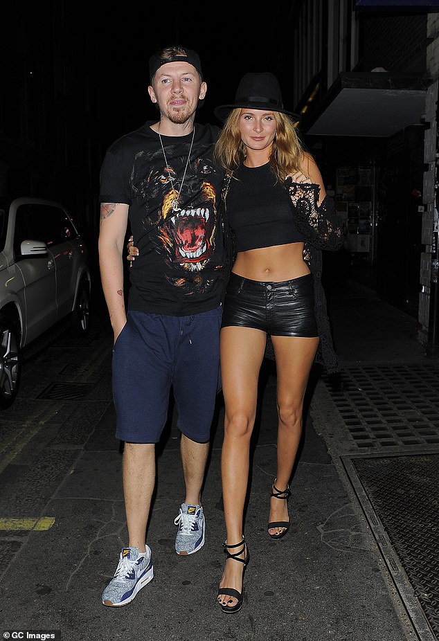 It comes after Professor Green shared an insight into the exchange he had with his ex-wife Millie Mackintosh after they made amends following their bitter split  (pictured 2014)