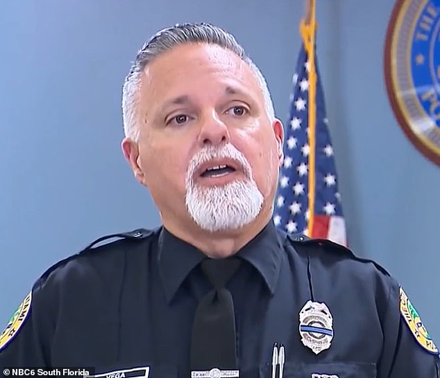 Miami Police Officer Mike Vega said the women attempted to steal a gold chain from the man's neck