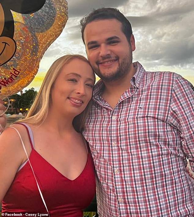 Dylan (pictured with Casey) was fatally shot on February 22, 2023, while covering a story on a murder in Pine Hills, Florida