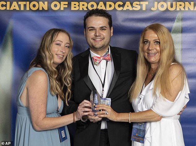 She now lives with Dylan's parents, Beth (right) and Gary Lyons, both of whom she refers to as her 'biggest support'