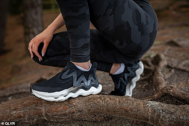 She said most of the sneakers women are running in were actually designed for a man's foot, which can cause serious problems