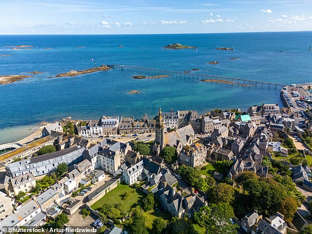 A ferry from Plymouth to Roscoff costs from £175 each way with a car