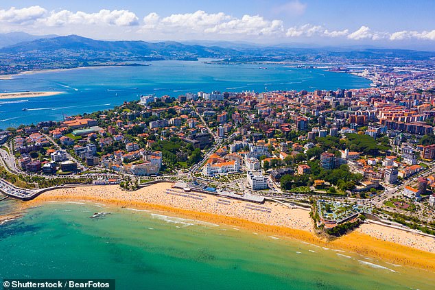 Ferries run from Portsmouth to Santander from £418 each way on July 10