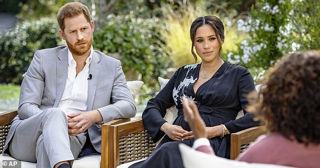 Oprah Winfrey interviewed the Duke and Duchess of Sussex in a famous CBS interview in March 2021