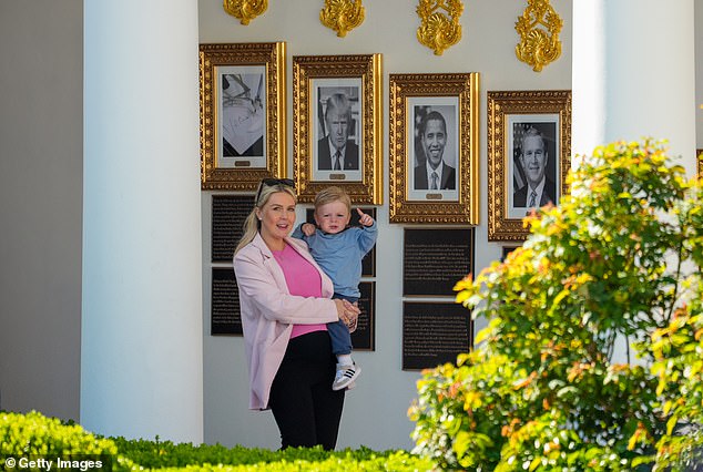 She thanked President Trump when she announced she was expecting a baby girl
