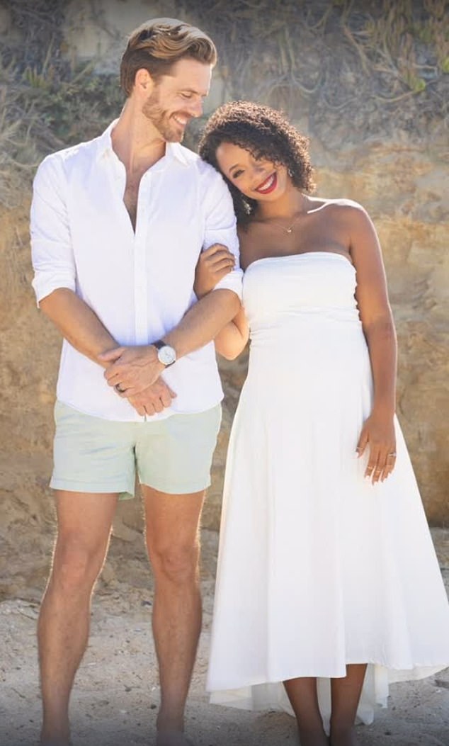 Rylaarsdamn lived a much seedier life with her husband, Brandon, (pictured together), who was allegedly fully aware of her secret life and helped her run their 'business'