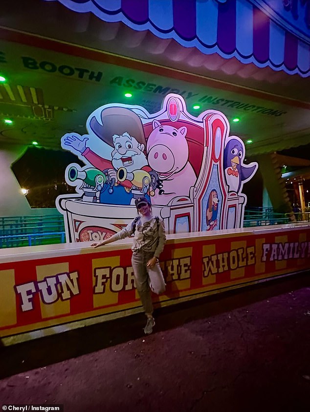 Cheryl told fans: 'I don’t know what took me so long to experience the joys of @waltdisneyworld but I completely escaped into my inner child for the last couple of weeks'