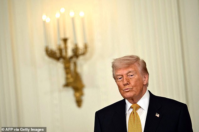 Trump claimed Wednesday that Iran's 'missiles are mostly decimated, they have probably 18, 19 percent, but not a lot by comparison to what they had'