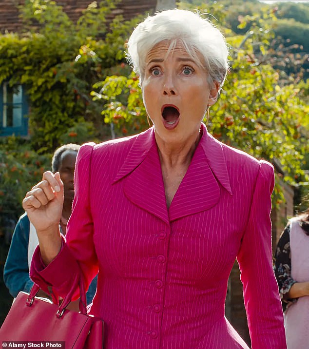 Emma Thompson (pictured) also leads the live-action cast, with Bryan Cranston, Patrick Stewart, Chris O'Dowd and Julia Louis-Dreyfus among the voice ensemble