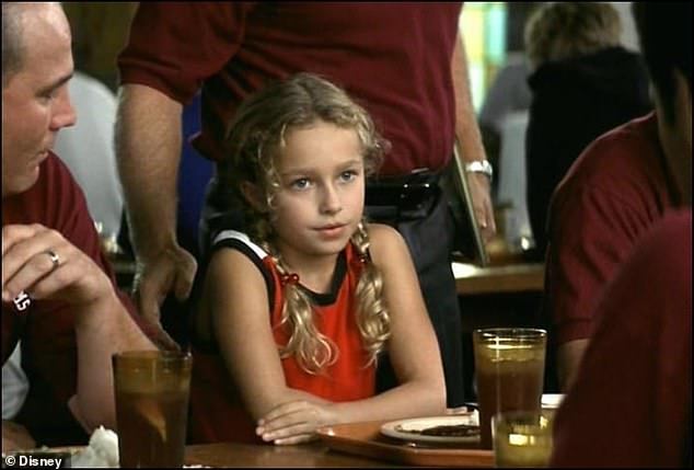 The actress, now 36, pictured at 11 in Remember the Titans