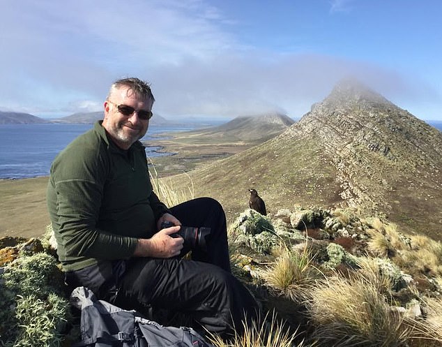 Martin Anstee - a former British police officer - and one of the hantavirus patients removed from the vessel MV Hondius is pictured
