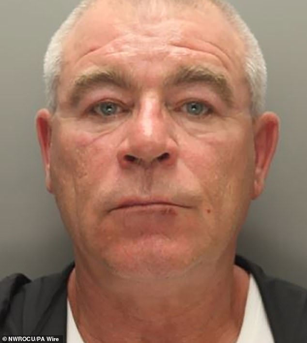 Liverpool continues to be run by homegrown gangsters, including Vincent Coggins, pictured, who helped form the Huyton Firm