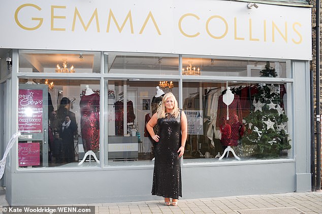 Gemma Collins pictured at the opening of 'Gemma Collins Boutique' in Brentwood (November 8 2014)