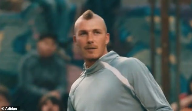 The five-minute trailer named Backyard Legends was released on YouTube on Thursday. It featured different AI versions of David, 51, from the nineties and early noughties