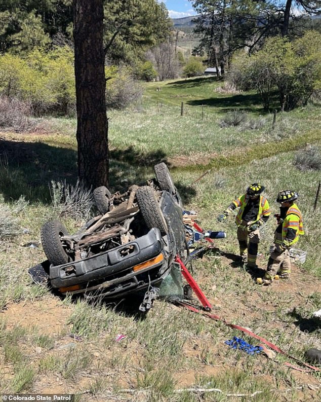 The crash site was reportedly spotted on Friday but was not reported until the next day