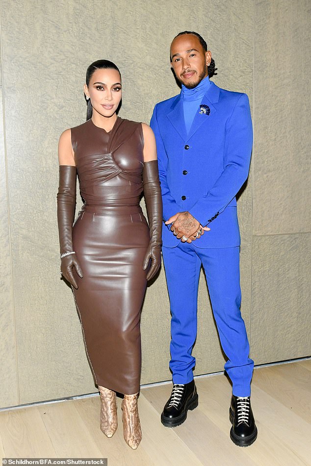 Kardashian has been dating F1 megastar boyfriend Lewis Hamilton, 41, for the past six months; The two seen in 2021