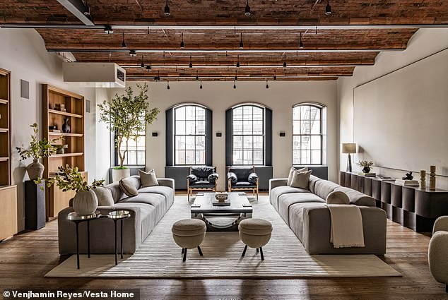 The spacious loft, which is found in a historic building first built in 1885, has now hit the market once again for $12.35 million
