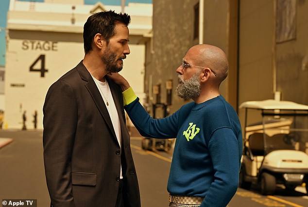 Hill recently wrote and directed the black comedy film Outcome starring Keanu Reeves, Hill, Cameron Diaz and Matt Bomer (seen above)