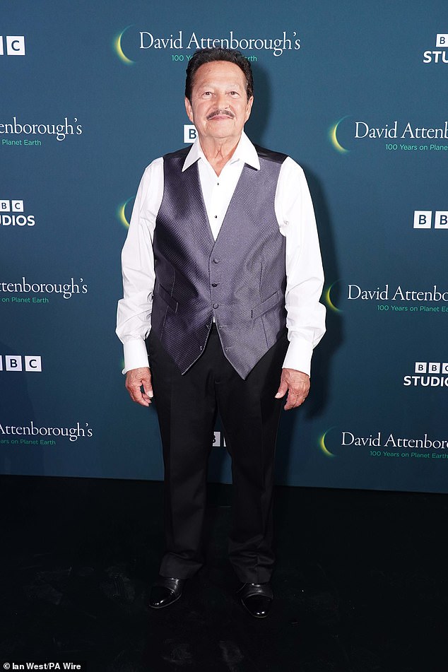 Francisco Yglesia opted for a waistcoat and smart trousers
