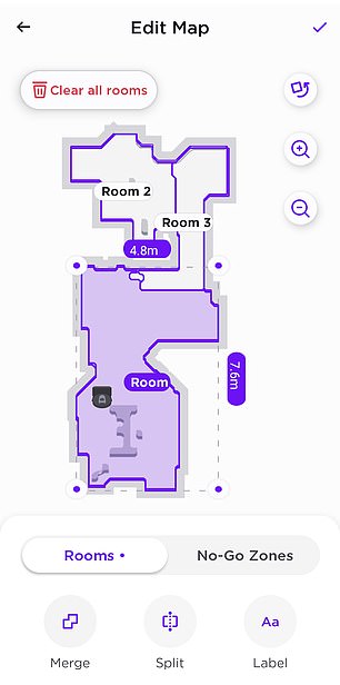 Mapping out my rooms before cleaning