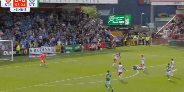 EFL playoff duck broken by 'truly awful' goal as striker falls over sparking comical catalogue of errors