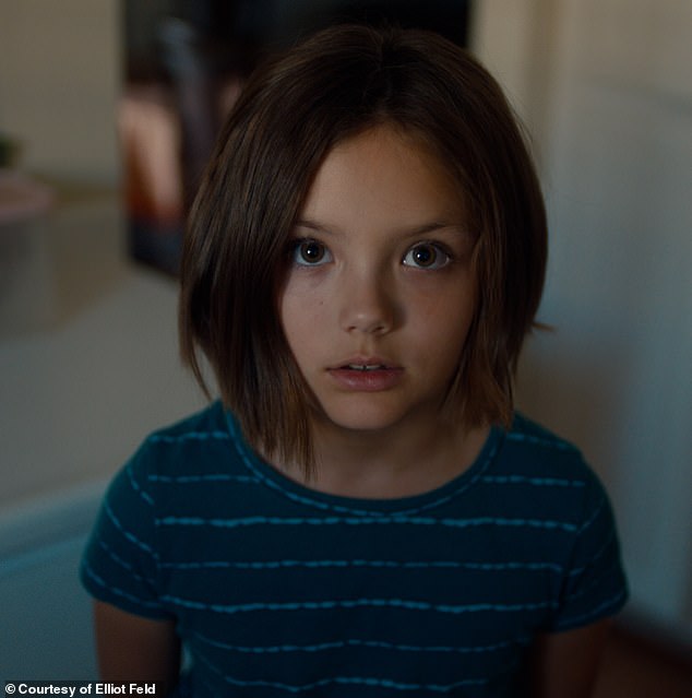 The haunting experience has left Kimber without answers for 27 years. She has dedicated her life to trying to find out what happened to her older sister. A still from Feld's documentary of a young actress playing Kimber in a re-enactment of what happened
