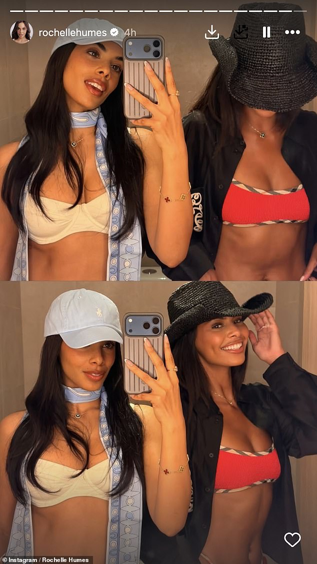 The This Morning star shared a string of racy snaps alongside her sister Sophie Piper as they partied in the sunshine state