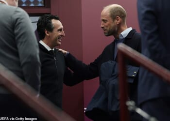 Prince William had words for Aston Villa head coach Unai Emery before their impressive Europa League comeback