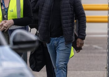 Amol Rajan pictured arriving in Inverness to begin taking part in The Celebrity Traitors