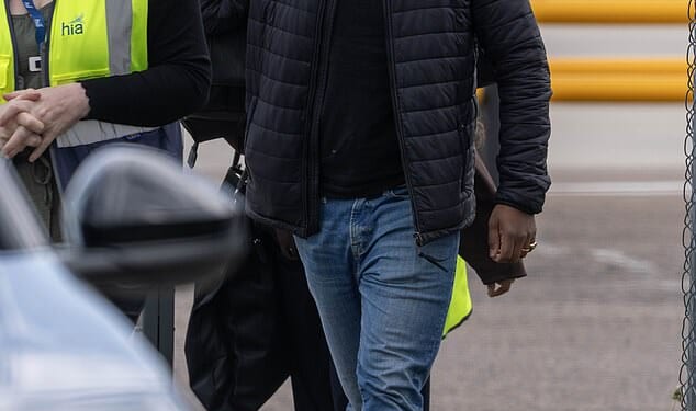 Amol Rajan pictured arriving in Inverness to begin taking part in The Celebrity Traitors