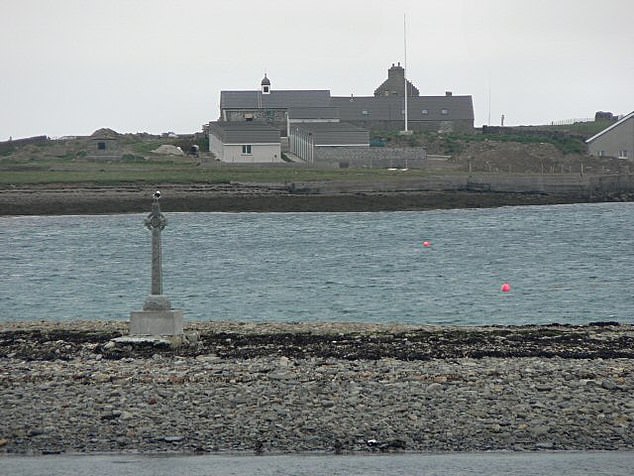 He was last seen at at the Golgotha Monastery on Papa Stronsay (pictured)