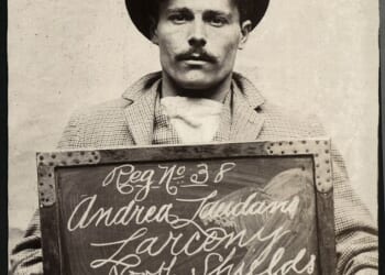 Italian ice cream seller Andrea Laudano was arrested in 1904 for larceny after stealing a pony from his boss