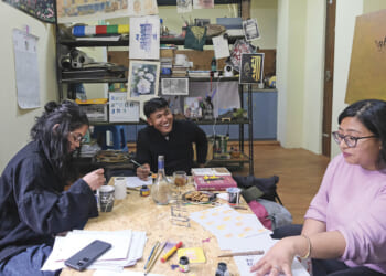 Calligraphy enthusiasts in Nepal take up their pens for a cause