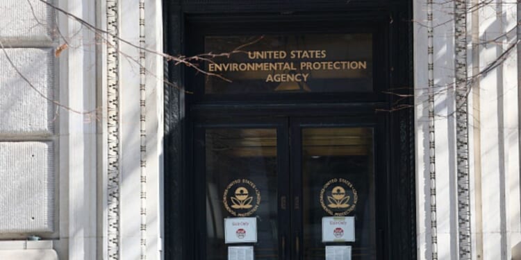 The Environmental Protection Agency headquarters stands in Washington, D.C. on February 13, 2025.