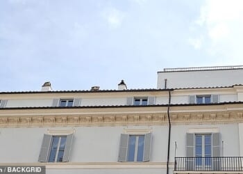 Catherine Zeta-Jones has has purchased a multi-million-pound penthouse apartment in Rome (pictured) for her husband, Michael Douglas